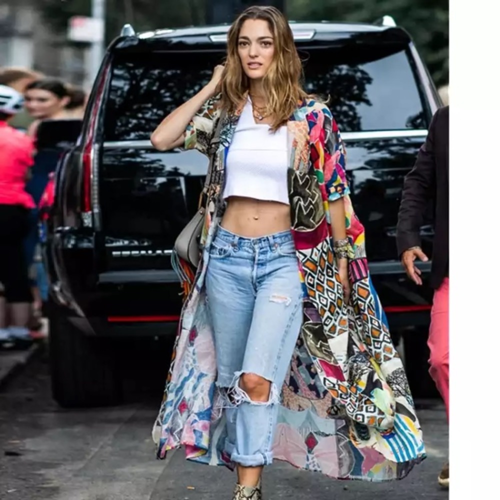 5⭐️Fave! Boho Kimono Duster - Picture 2 of 7